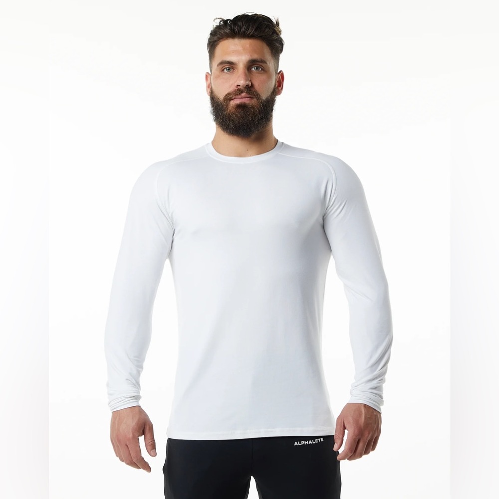 ALPHALETE EVO EPAULETTE LONG SLEEVE TEE